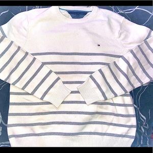 Vintage Tommy Hilfiger white grey sweater XXL